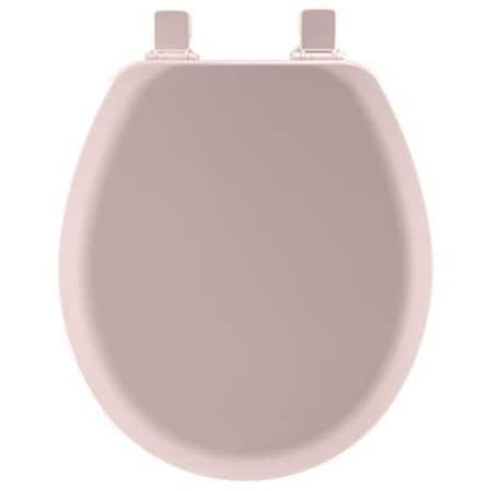 Keen Round Wound Toilet Seat; Pink KE593204